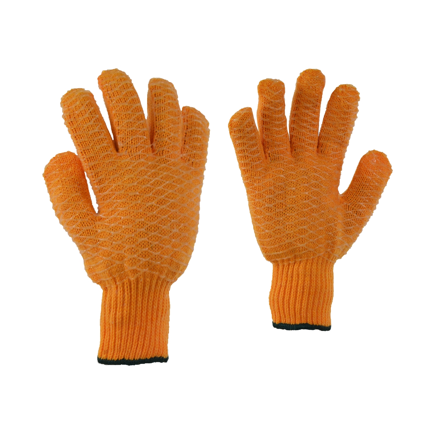 Glove-70% Nylon/30% Poly.-Suregrip-Elast.knit