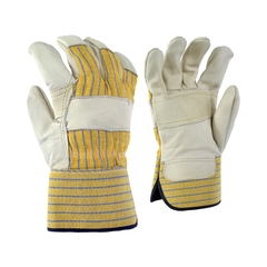 Glove-Cowgrain-Palm lined-Striped-PE