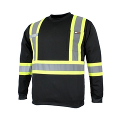 T-Shirt manches longues-10/4 JOB Quick Dry-Bandes 3M-Support