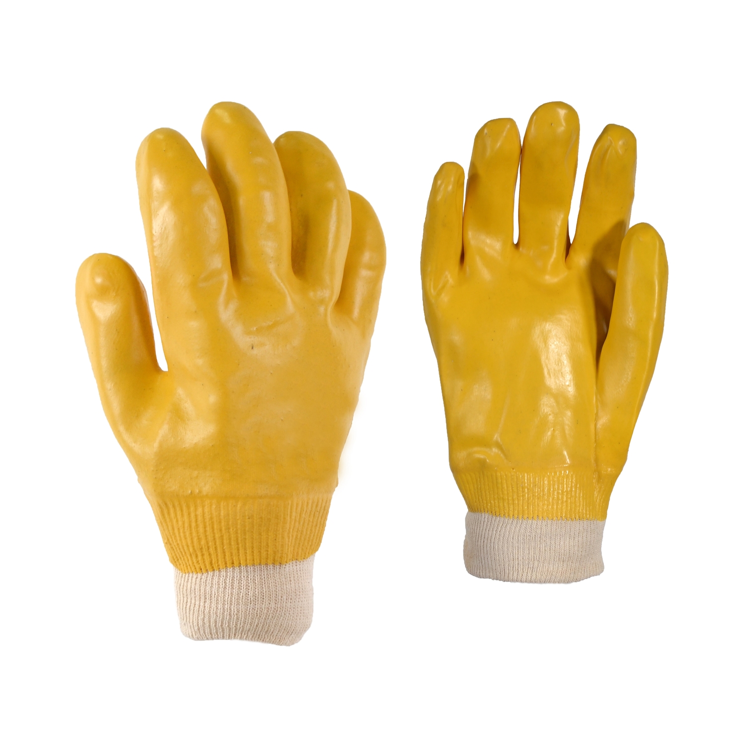 Glove-PVC-Flan.-Elast.knit