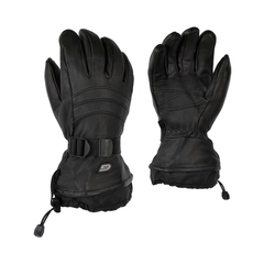 Glove-Deerskin-Flan.-Detach.-Thin.-Anti-snow-Strap at wrist