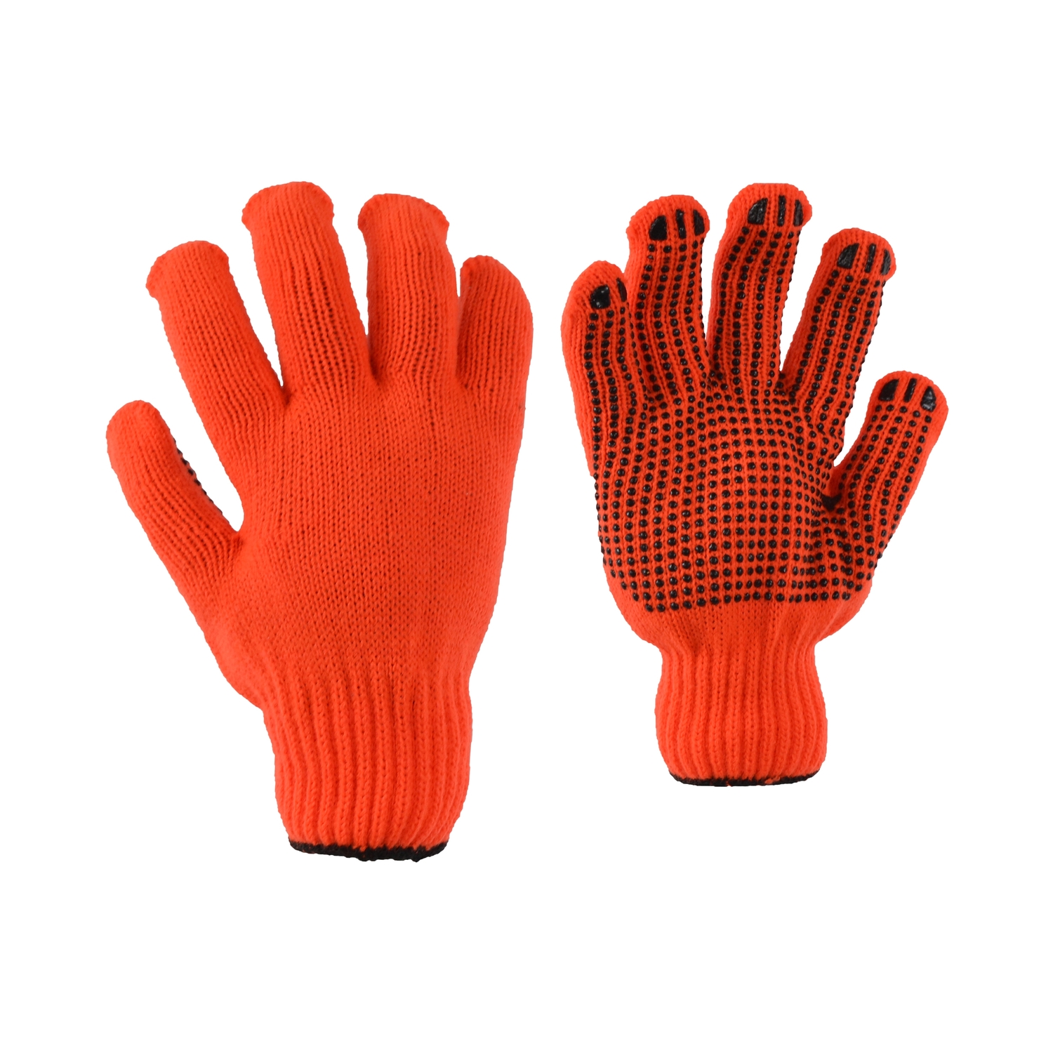 Glove-Acry. knit-PVC dots-Acry.knit