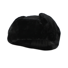 Hat-Polycotton-Quilted nyl.-Fake fur