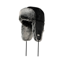 Hat-Nylon-Quilted nyl.-Fake fur