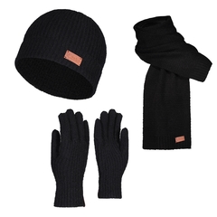 Tuque Scarf Gloves-10%wool55%acr.32%nylon3%elast
