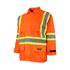 Rainsuit Jacket-420d Nylon/PVC-Sealed-CSA