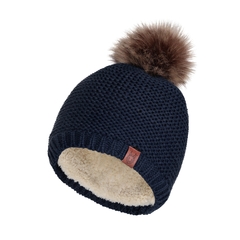Tuque-Acry. knit-Boa liner-Fake fur